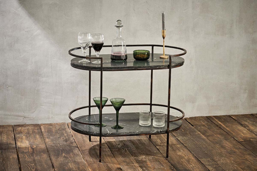 Karoko Marble Drinks Table - Stable Home Garden