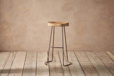 Loko Mango Wood Stool - Stable Home Garden