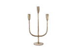 Mbata Brass Candelabra - Antique Brass - Stable Home Garden