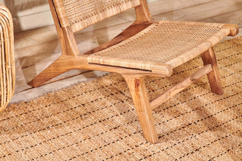 Madrisana Acacia & Rattan Woven Chair - Stable Home Garden