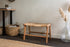 Madrisana Acacia & Rattan Footstool - Stable Home Garden