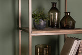 Marjori Mango Wood And Iron Standing Shelves - Narrow - Stable Home Garden