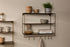 Meghana Iron Shelf With Hooks - Wide - Stable Home Garden