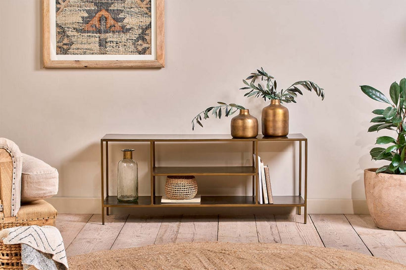 Mahi Media Standing Shelf - Stable Home Garden