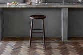 Mengwi Round Bar Stool - Dark Brown - Stable Home Garden