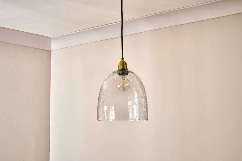 Malikka Easy Fit Recycled Glass Shade - Clear - Stable Home Garden