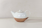 Mali Ribbed Teapot - White - Stable Home Garden