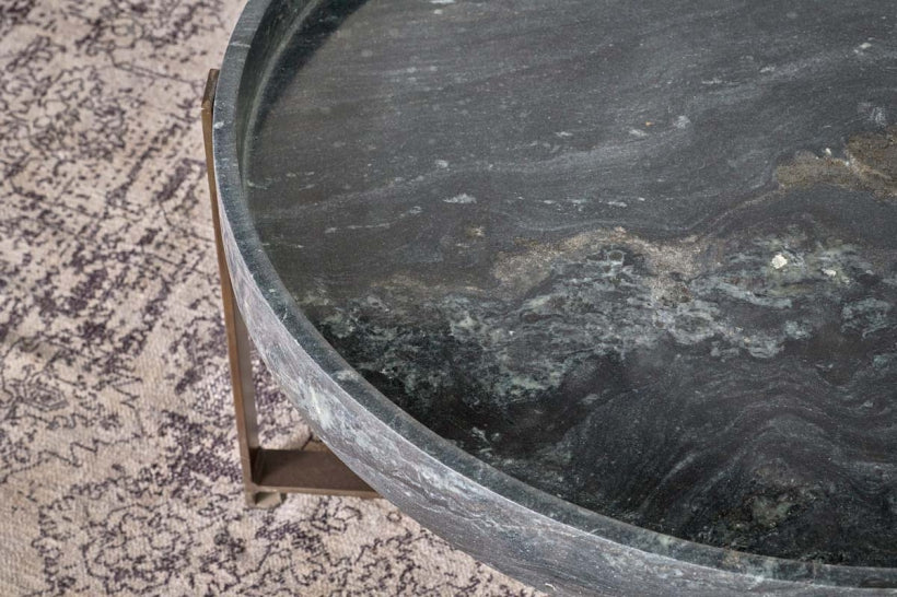 Medela Marble & Iron Coffee Table - Stable Home Garden