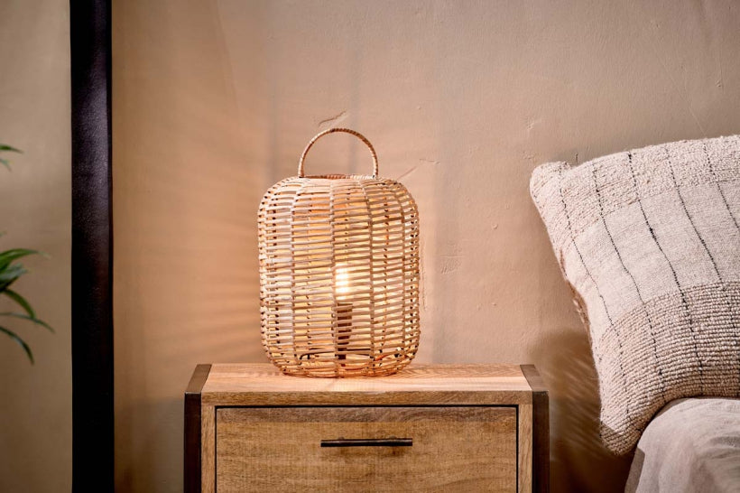 Noko Wicker Lamp - Extra Small - Stable Home Garden