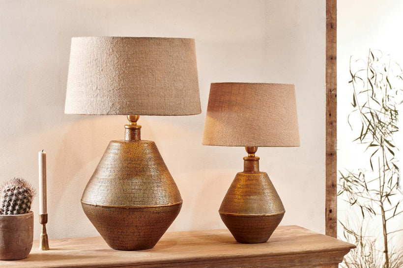 Nalgonda Lamp - Antique Brass - Large - Stable Home Garden