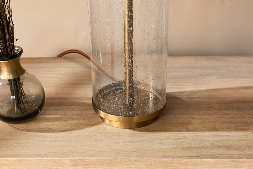 Nagua Recycled Glass Table Lamp - Small - Stable Home Garden
