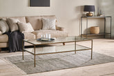 Nakuru Iron & Glass Coffee Table - Stable Home Garden