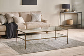 Nakuru Iron & Glass Coffee Table - Stable Home Garden