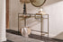 Nakuru Iron & Glass Console Table - Stable Home Garden
