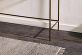 Nakuru Iron & Glass Console Table - Stable Home Garden