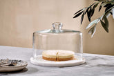Ovah Marble Cake Dome - White - Stable Home Garden