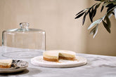 Ovah Marble Cake Dome - White - Stable Home Garden
