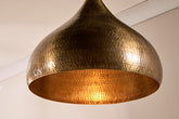 Quinn Statement Hammered Metal Pendant - Large - Stable Home Garden