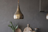Quinn Hammered Metal Pendant - Small - Stable Home Garden