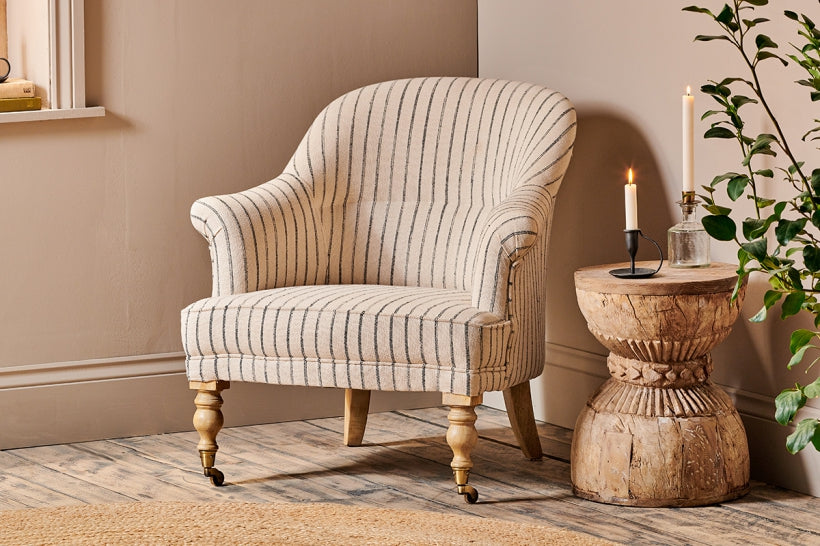 Sanja Stripe Armchair - Stable Home Garden