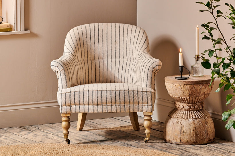 Sanja Stripe Armchair - Stable Home Garden