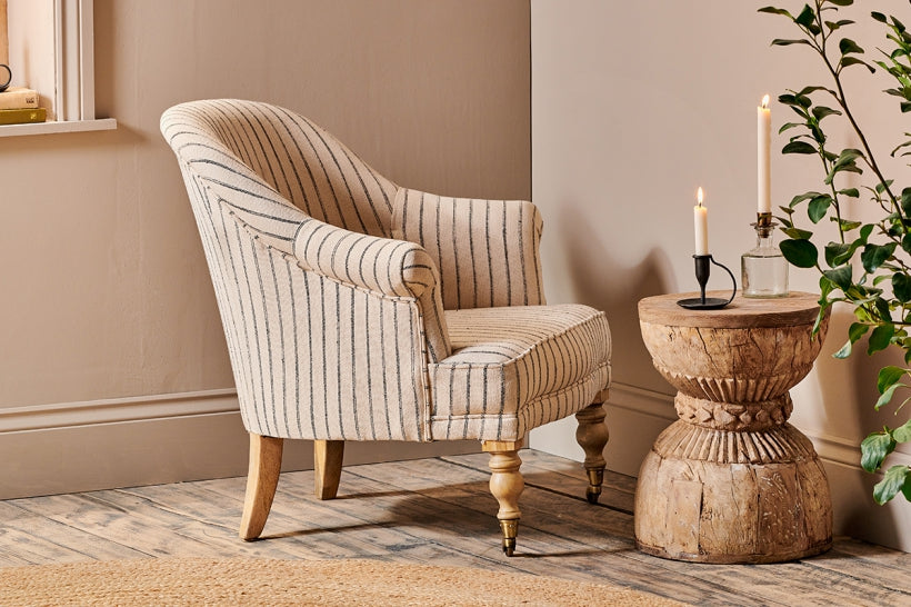 Sanja Stripe Armchair - Stable Home Garden