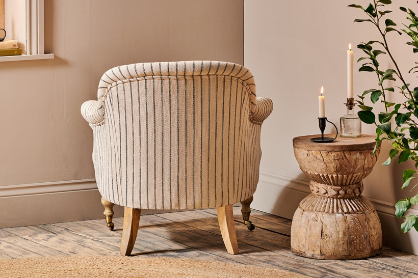 Sanja Stripe Armchair - Stable Home Garden