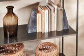 Takua Iron Wide Standing Shelves - Stable Home Garden