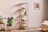 Takua Iron Narrow Standing Shelves - Stable Home Garden
