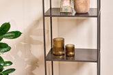 Takua Iron Narrow Standing Shelves - Stable Home Garden