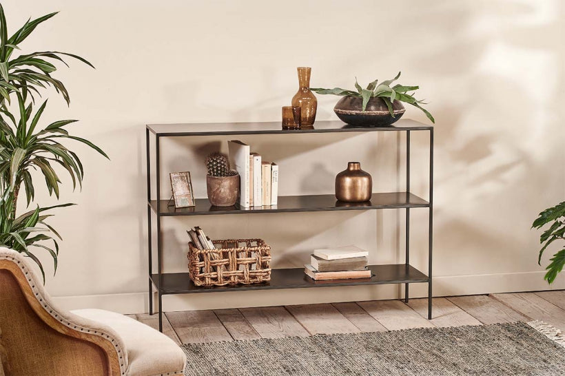 Takua Iron Console Table - Stable Home Garden
