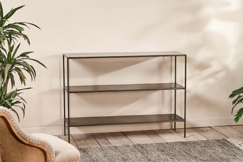Takua Iron Console Table - Stable Home Garden