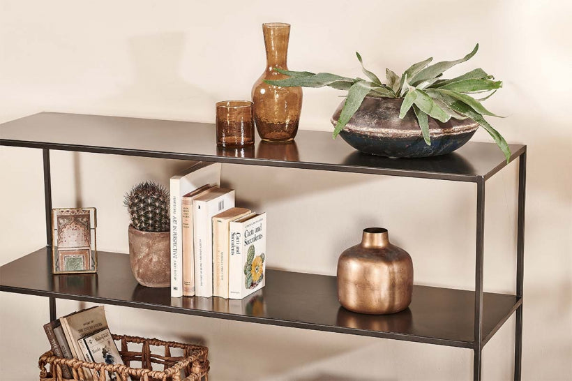 Takua Iron Console Table - Stable Home Garden