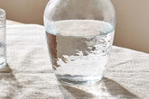 Yala Hammered Jug - Clear Glass - Stable Home Garden