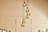 Ziva Statement Recycled Glass Cluster Pendant - Green Smoke - Stable Home Garden