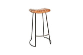Narwana Leather Stools - Stable Home Garden