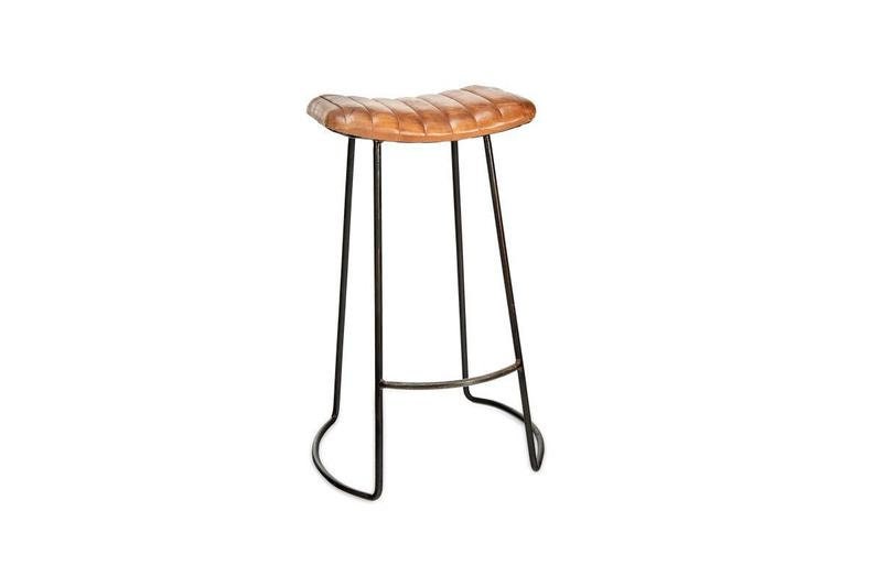 Narwana Leather Stools - Stable Home Garden