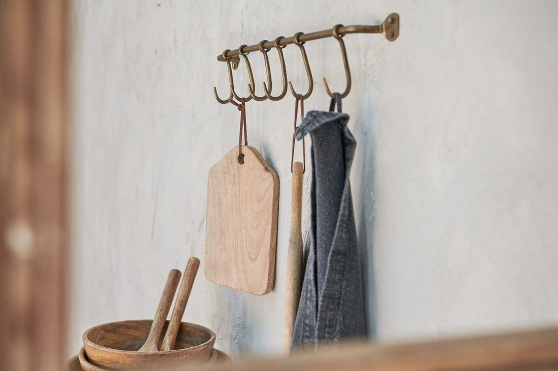 Ikoma Hook Set - Antique Brass - Stable Home Garden