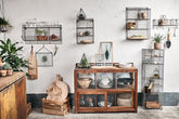 Locker Room Storage Shelf with Hooks - Stable Home Garden