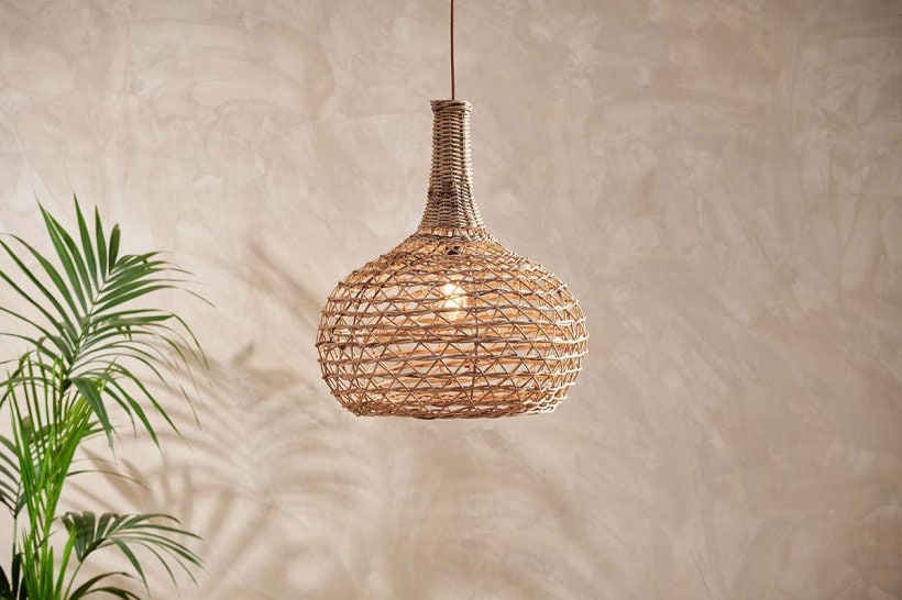 Beru Rattan Lampshade - Conical - Stable Home Garden