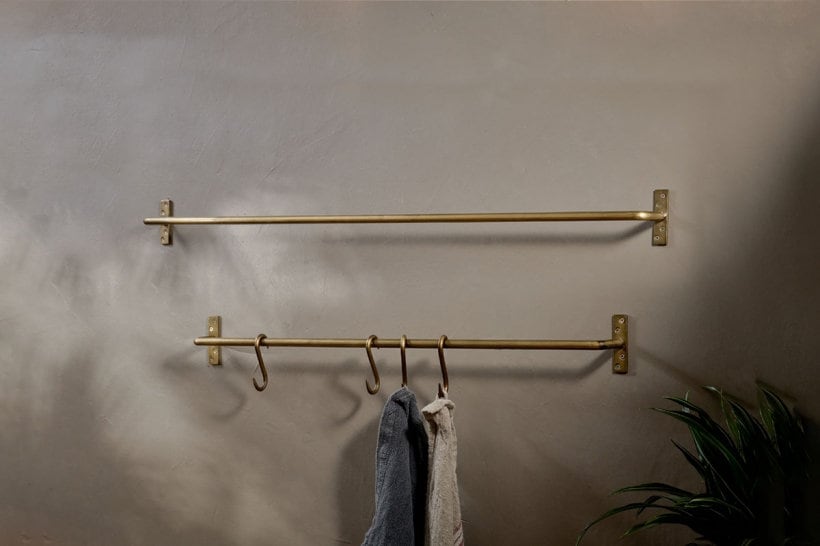 Laila Brass Hanging Rail - Stable Home Garden