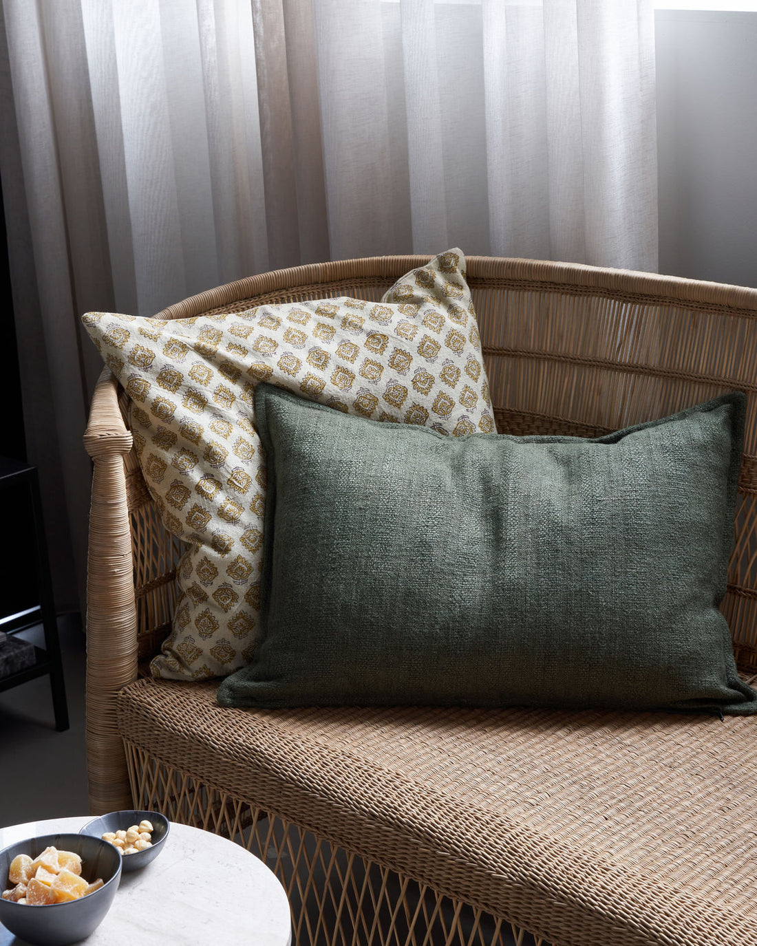 Maku Cushion Cover - Dark Green - Stable Home Garden