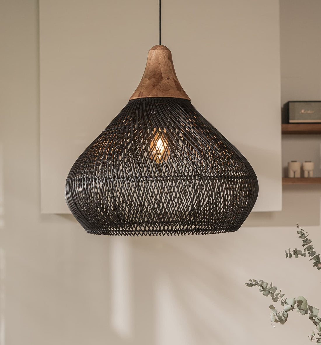 Bright Bell Lamp Charcoal - Stable Home Garden