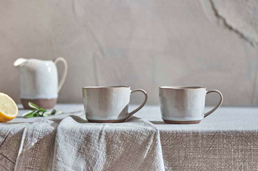 Edo Mug - Small Set of Two- Terracotta - Stable Home Garden