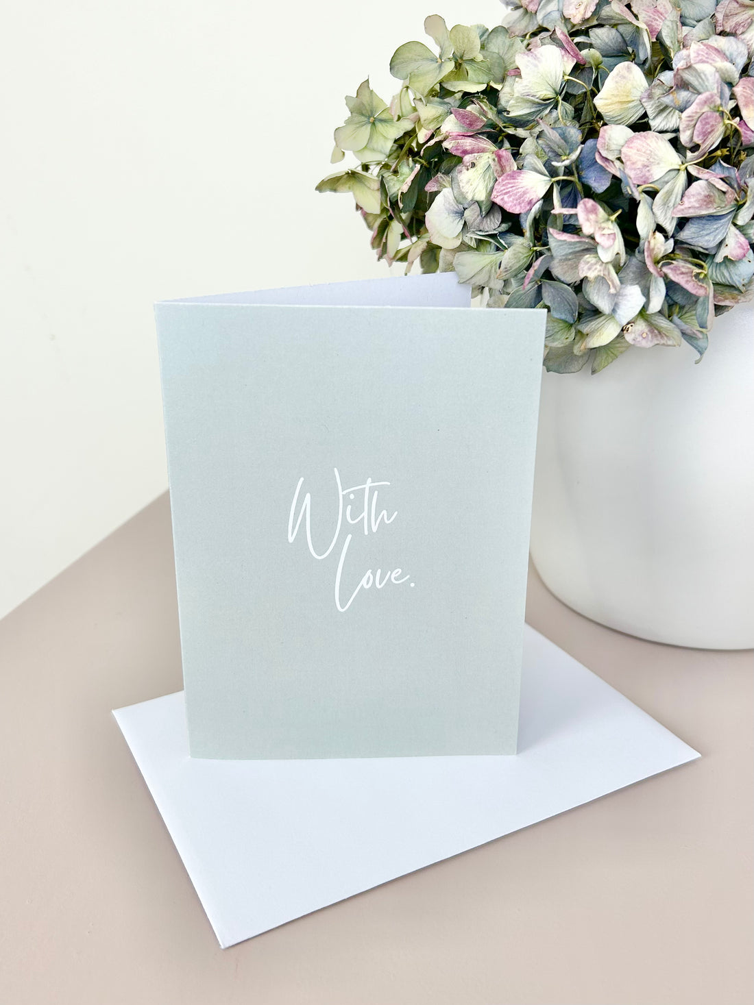With Love Greeting Card - Stable Home Garden