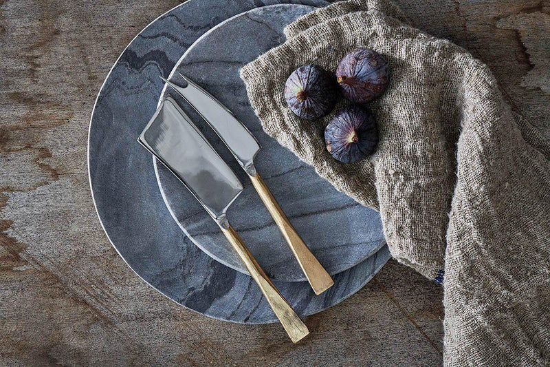 Ena Cheese Knife Set - Brushed Gold - Stable Home Garden