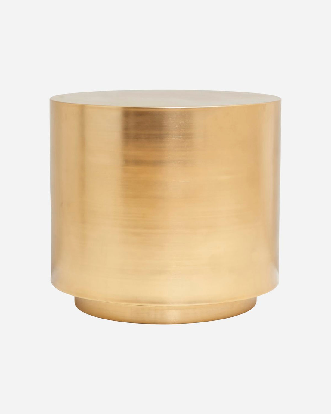 Step side table - Brass