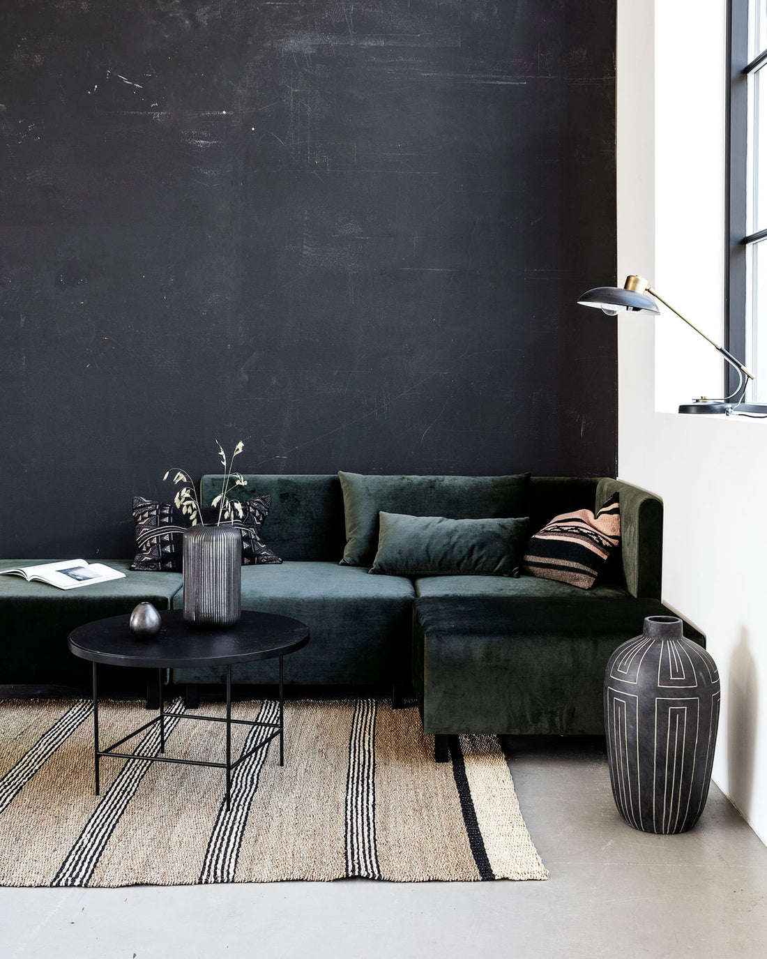 Balance coffee table - Black - Stable Home Garden