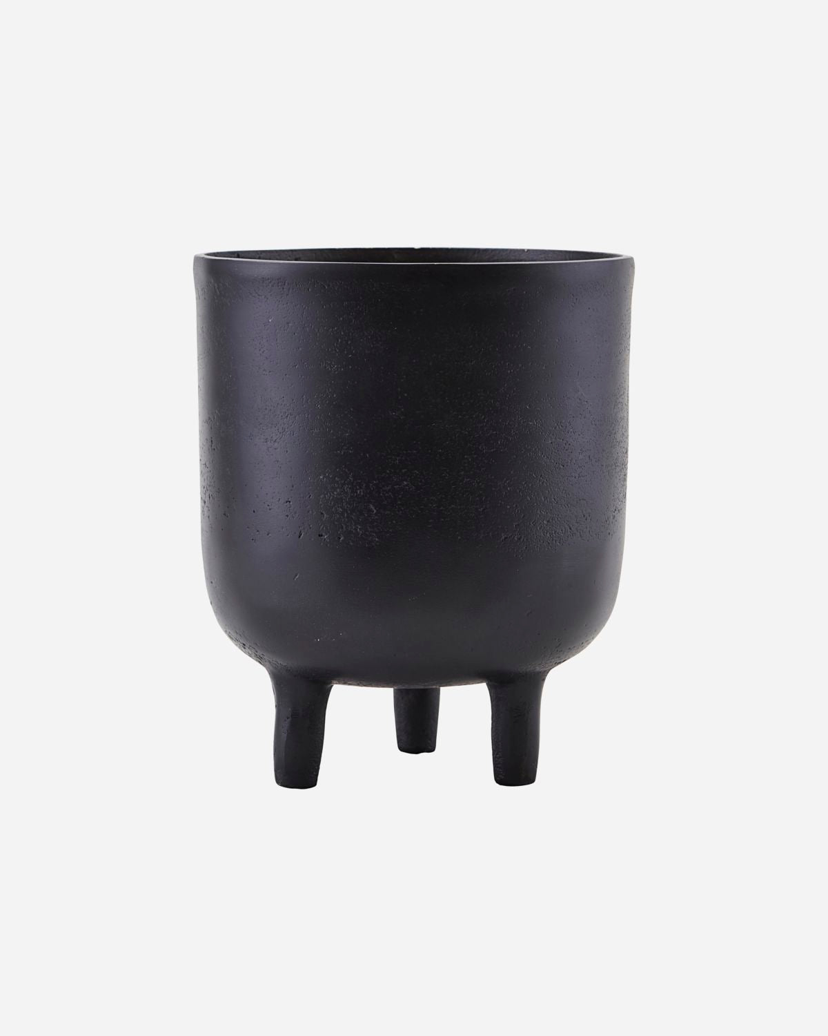 Jang planter short - black oxidised - Stable Home Garden