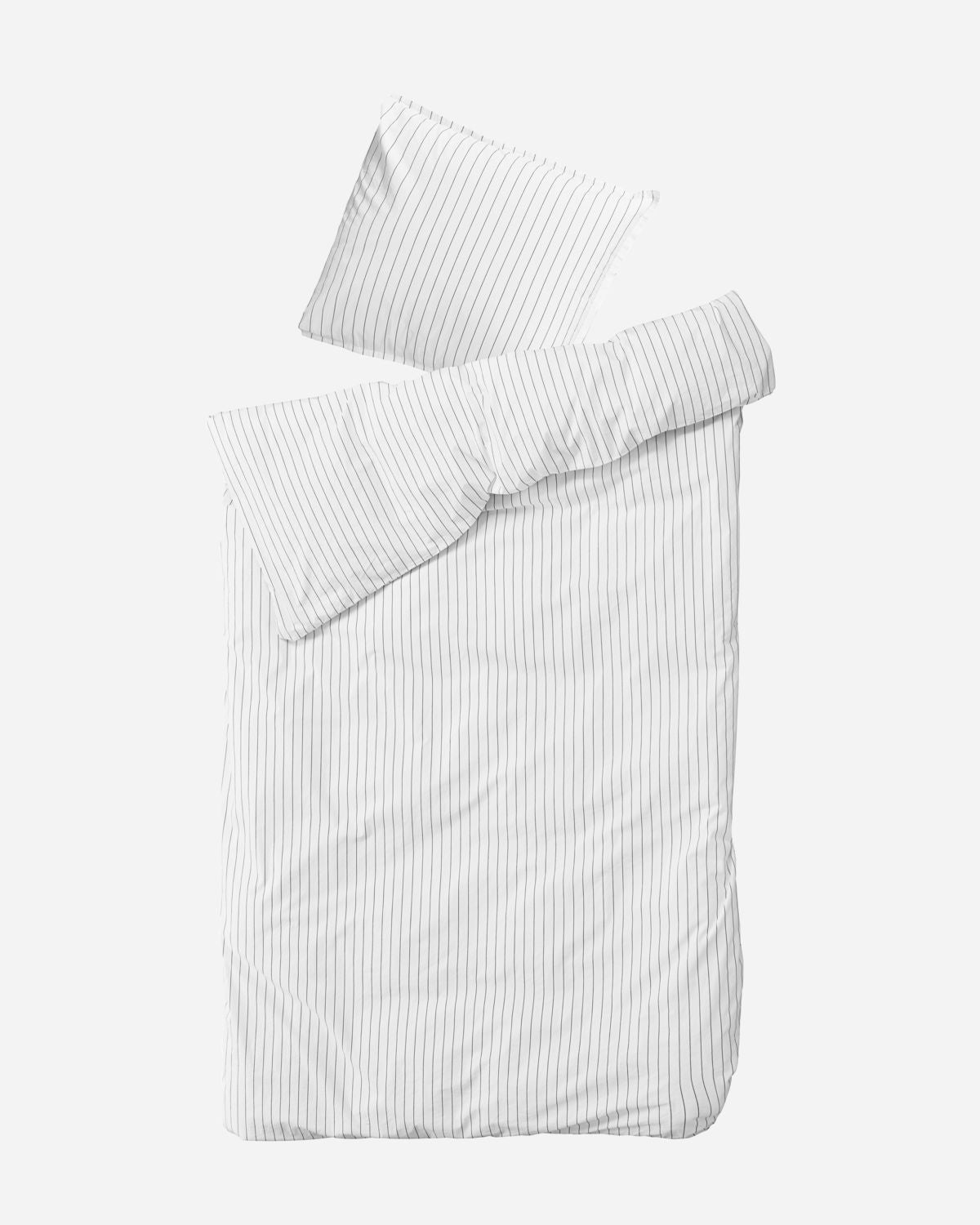 Dagny Bed linen - Snow w. coal